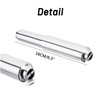 2 Pack Toilet Paper Holder - Universal Plastic Spring Loaded