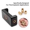 300 Pcs Brass Knurled Threaded Inserts, M2 M2.5 M3 M4