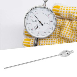 Dial Gauge Indicator Needle Universal Flat Tungsten Steel Dial Gauge Indicator Needle Point Contact Stem Rod M2.5 Carbide Needle Contact Points (D1.5 * 50)