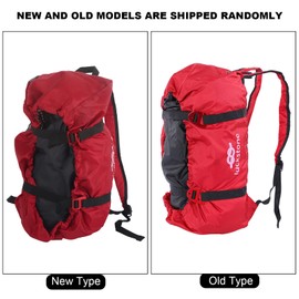 Dilwe Climbing Rope Bag, Folding Waterproof Rope Bag, Climbing Equipment, Carry Bag, Climbing Rope Bag, Sports Bag, Tool Bag, Sturdy Rope Bag, Backpack (Red)