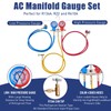 BACOENG 3.6CFM 1/4HP AC Vacuum Pump and Manifold Gauge Set
