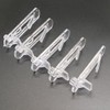 50 PCS Plastic Locking Shelf Pins Clear Self-Locking Bracket Shelf