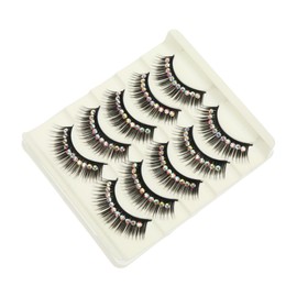 TOVINANNA Exaggerated False Eyelashes 5 Pairs for Party Stage Costume Unique Look