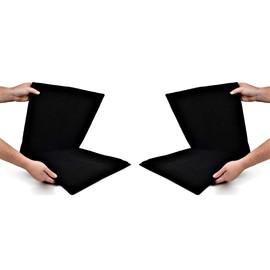 2 PK Cut to Fit Activated Carbon Pre Filter Pad Roll, Universal Filtration Sheet for Air Purifiers, Appliances, Air Conditioners, Compatible with Honeywell, HEPA, Whirlpool, and Next Gen