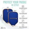 EGB USAPA Approved Pickleball Paddle w/Neoprene Cover – Lightweight Fiberglass,