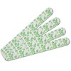 Spunky Foliage Double-Sided Nail File Emery Board Set 4 Pack