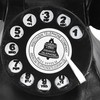Decorative Telephone Creative Synthetic Resin Rotary Dial Retro Telephone Ornament