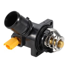 RATCHROLL Inner Car Thermostat for Peugeot 207 1007 for Citroen C2 C3 Durable Engine Coolant Thermostat Housing Assembly No.1336Z2 Plastic 1 Pc