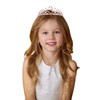 JasperKino 3th Birthday Sash and Tiara Set Rose Gold Birthday