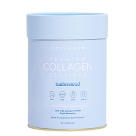 The Collagen Co. Premium Collagen Powder With Vitamin C And Biotin - Nurtures Healthy Hair, Glow Skin, Fortifies Joints, And Bones - Unflavoured Collagen In A 14-Serve Loose Powder (210g)