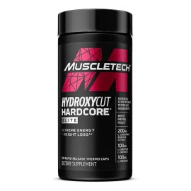 Suplemento Deportivo MuscleTech Hydroxycut Hardcore Elite en Cápsulas con 110 Unidades                                                                