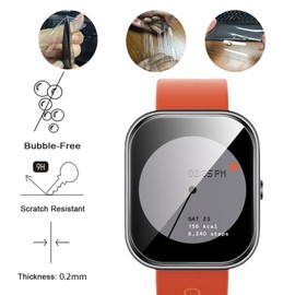 GIOPUEY Screen Protector for CMF Watch Pro, [6 Packs] Flexible TPU Screen Protective Film, [Anti-Bubble] [Wear-resistant] - Transparent