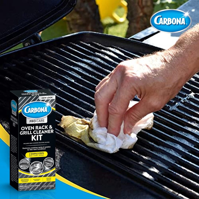 Carbona Oven Rack & Grill Cleaner | Eliminates Thick Grease