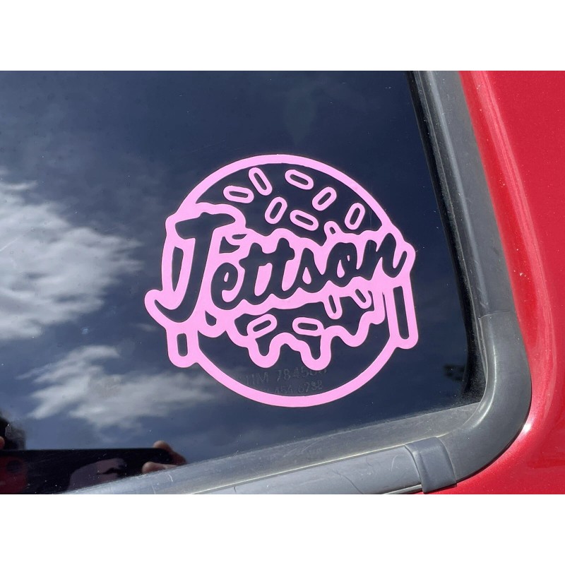 719 Designs Jettson Donut Jett Lawrence 18 Honda Die-cut Sticker,