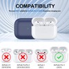 MHYALUDO for AirPods Pro 3 Case 2025, Military Grade Soft