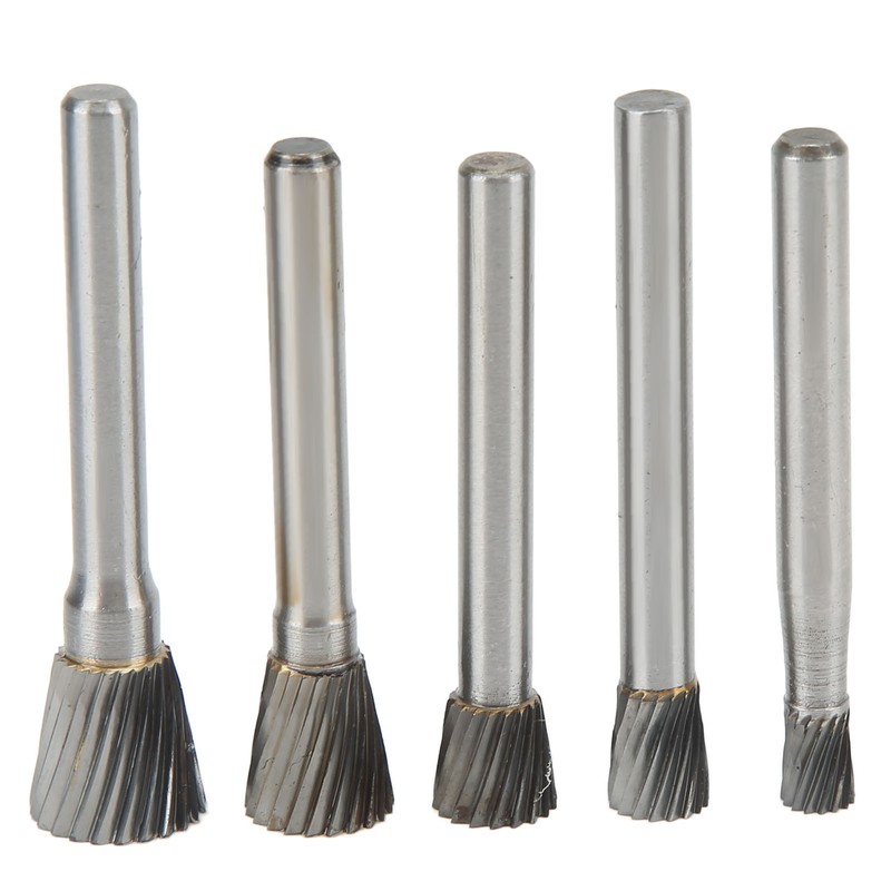 N Type Rotary Burr Set Single Cut 6mm Shank Carbide