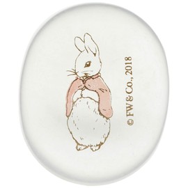 Aoba 528050 Clear Chopsticks Rest Peter Rabbit Red