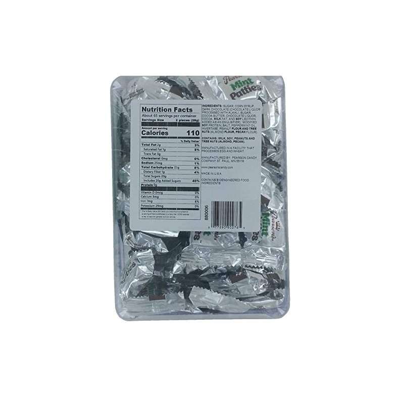 Pearson's Mint Patties | Made with Decadent Dark Chocolate and