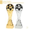 Larius Football Cup Award Trophy in Gold and Silver (without