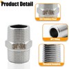 Cionyce 304 Stainless Steel Threaded Pipe Fittings, 3/4" Male to