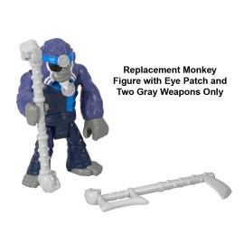 Fisher-Price Replacement Monkey Figure for Imaginext Gorilla Fortress Playset HML57 - GYX00