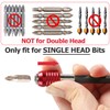 Bestgle 4 Pcs Drill Bit Extension Set, Magnetic Drill Screwdriver
