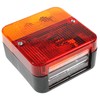 Maypole 12V Square Combination Lamp, 4 Function Stop; Tail; Indicator;