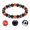 EUMENIDES EUMENIDES Tigerauge Armband, Tigerauge und Obsidian Magnetarmband, QUALIT?T DER