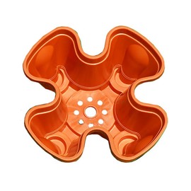 Mr. Stacky 10 Large 18x18x6 inch Vertical Gardening Stackable Planters - Terracotta Color