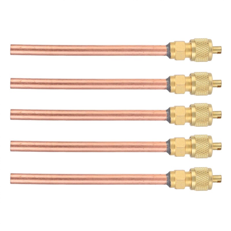 5Pcs Refrigerator Check Valve, Refrigerator Compressor, Copper Air Conditioner Conditioning