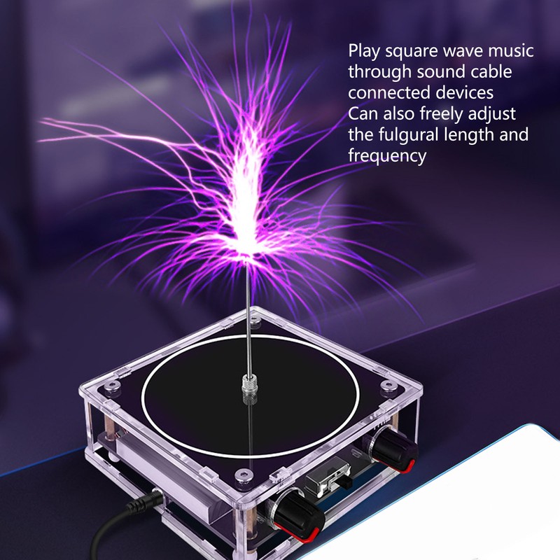 Bluetooth Music Coil Touchable 8cm Arc Plasma Speaker Wireless Transmission