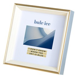 marysgift Frames 8x8 inch Picture Frames Beautifully Detailed Moulding Contemporary Picture Frame Table Top (Blue,8")