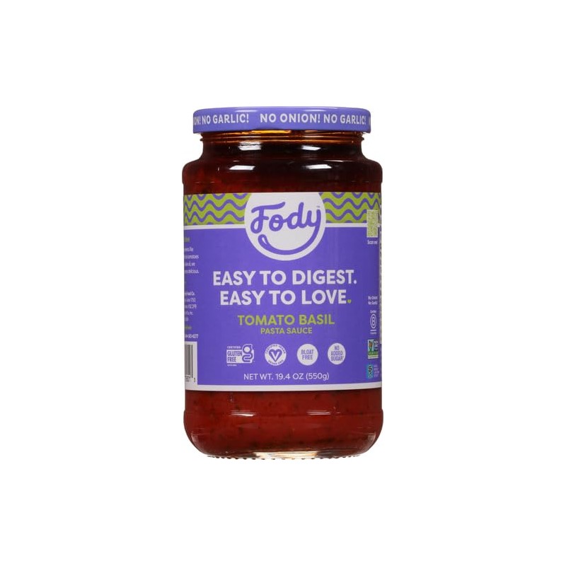 FODY FOOD COMPANY Pasta Sauce, Tomato Basil, 19.4 OZ