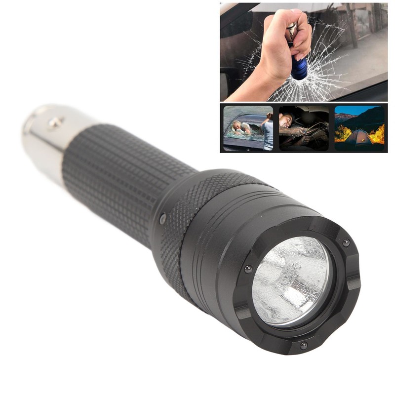 Mini Flashlight LED High Brightness Aluminum 2200mAh 300m Lighting Range
