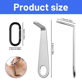 2 Pack Video Doorbel(2024 Release) Key Replacement Tool, Ring Doorbell Camera Opening Key Tool Versatile, Doorbell Camera Opening Key Tool, Ring Doorbell Key with Keychain