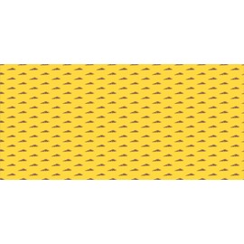 Ambesonne Italy Pencil Pen Holder, Delicious Homemade Italian Style Pepperoni Pizza Slices with Sausage, Ceramic Pencil Holder for Desk Office Accessory, 3.6" X 3.2", Mustard and Multicolor