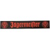 Jägermeister Bar Mat Rail - NEW - 21” X 3.25” Black & Orange