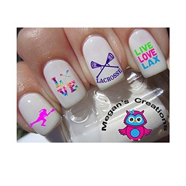 Lacrosse Nail Decals Nail Art Decals