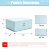 YACEYACE Small Gift Box for Gift, 1Pcs Light Blue Gift