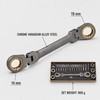 23-Piece Flexible Head Ratchet Wrench Socket & Screwdriver Bit Set