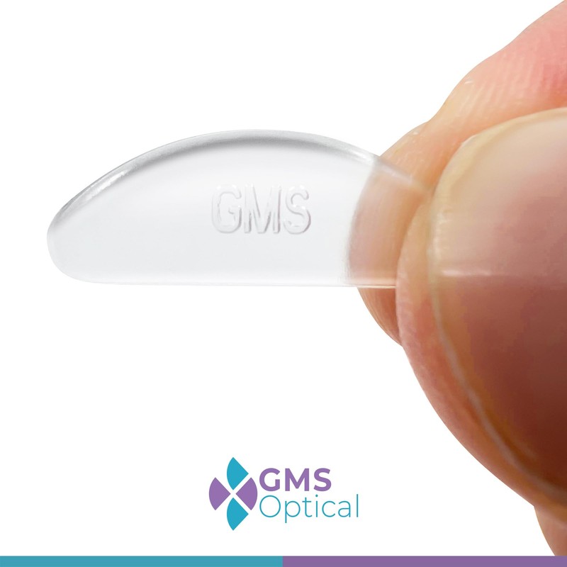 GMS Optical 1.8mm Reg-Thin/18mm Long Length - Anti-Slip Adhesive Contoured