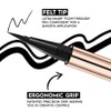 PHOFAY Vegan Eyeliner Liquid - Super Fast-Drying, Ultra-Waterproof & Smudge-Proof,