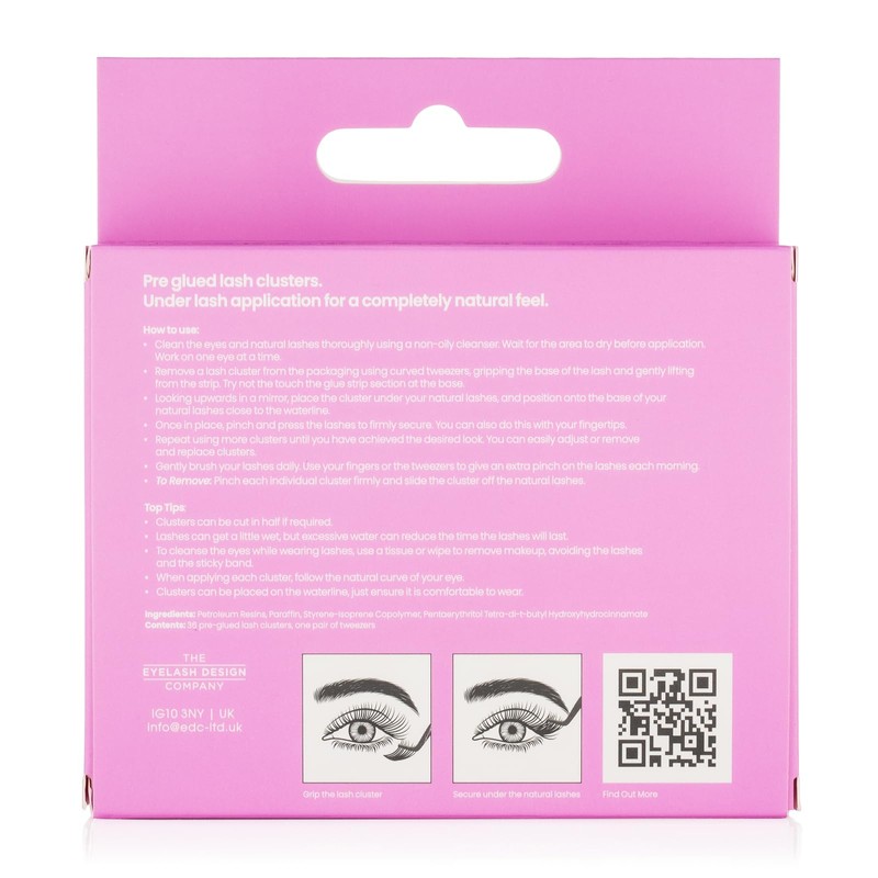 Lash FX Press & Go Pre-Glued Cluster Lashes - Milan: