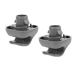 X AUTOHAUX 2pcs Gray Car Plastic Sun Visor Hook Clip Bracket Retainer 88217S04003ZA for Honda Accord Civic CR-V Element Odyssey Pilot Ridgeline