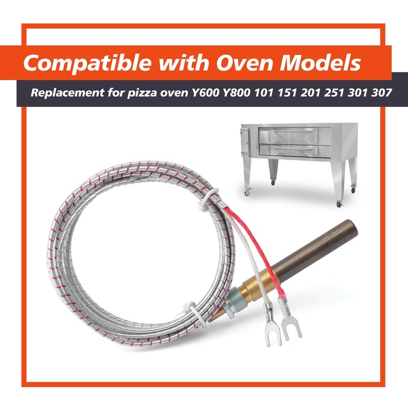 Q313 M1265X 2J-M1265A Thermopile with Armoured Cable Compatible with Pizza