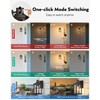 OPAXIS Outdoor Motion Sensor Light, 2 Pack Outside Sconce, Bronze