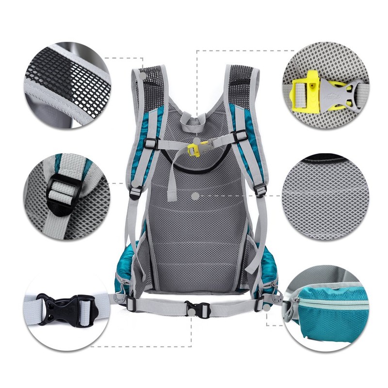 ONTYZZ Running Backpack Small Cycling Rucksack 14L Lightweight Backpacks Waterproof