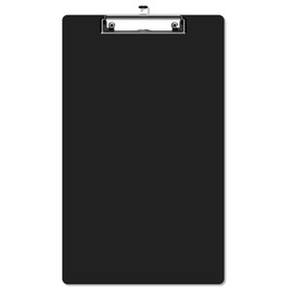 Juvealoe Legal Size Clipboard, 8.5 x 14 Black Plastic Long Clip Board with Low Profile Clip, 9 x 15 in, Suitable for Legal Lawers and Business, Office Supply