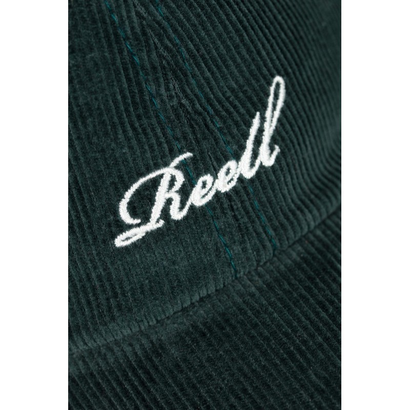Reell Single Script Cap, Dark Green Ribcord