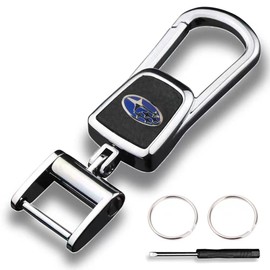 EZRA Key Holder, Car Keychain, Durable Metal, Key Case, Stylish, Metal Car Logo, Subaru